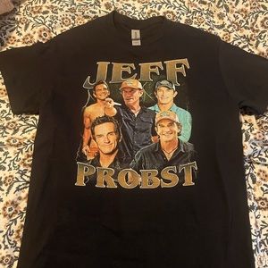 Jeff Probst 90s retro design graphic tee
